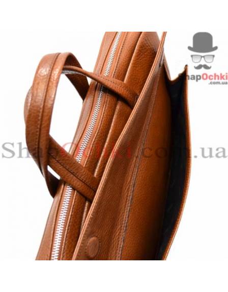 Портфель мужской Desisan, 340-015, кожа, рыжий