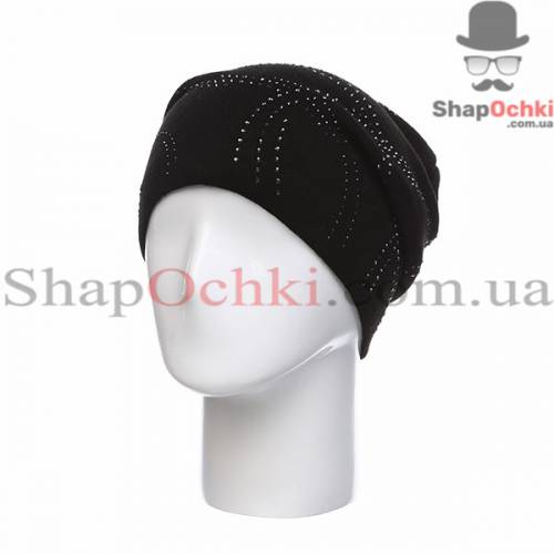 Шапка женская Leks,  Искра,  черная