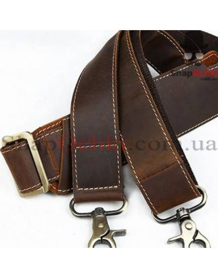 Портфель чоловічий Tiding Bag t10315, кожа, темно-коричневий