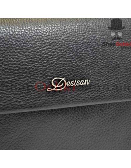 Сумка жіноча Desisan, 3011-011, шкіра, чорна