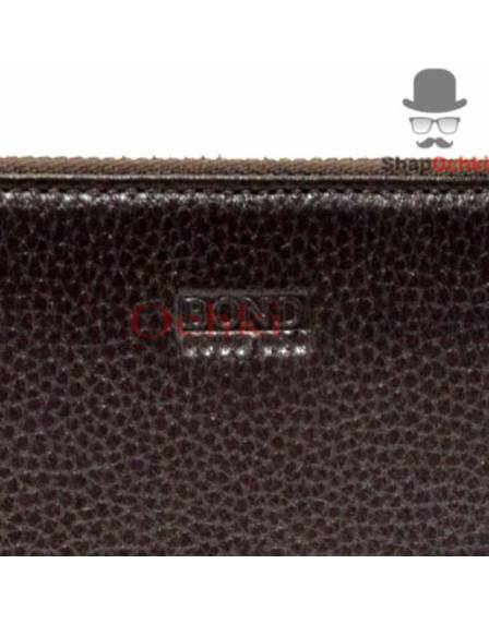 Барсетка чоловіча BOND, 867-286, шкіра, коричнева