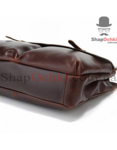 Сумка чоловіча Tiding Bag 7107R, шкіра, темно-коричнева