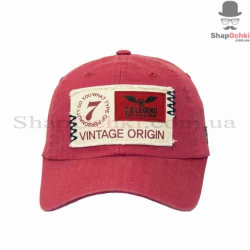 Бейсболка чоловіча Chunglim,  Vintage Origin,  червона