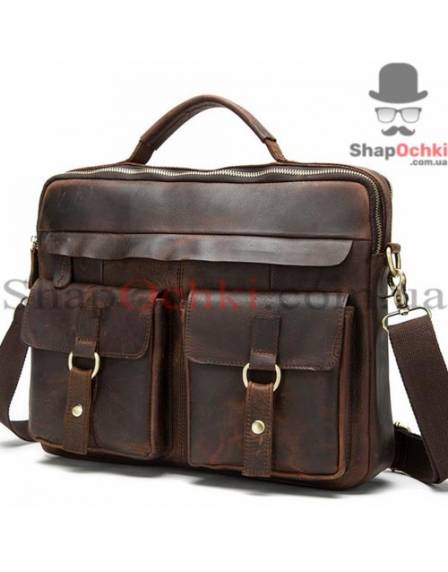 Сумка чоловіча Bexhill BX8001C, шкіра, коричнева