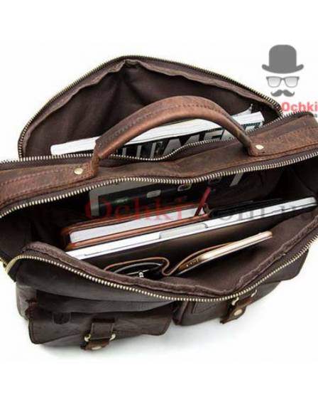 Сумка чоловіча Bexhill BX8001C, шкіра, коричнева