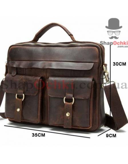 Сумка чоловіча Bexhill BX8001C, шкіра, коричнева