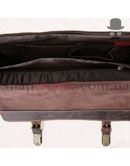 Портфель чоловічий Tiding Bag t1148, шкіра, темно-коричневий
