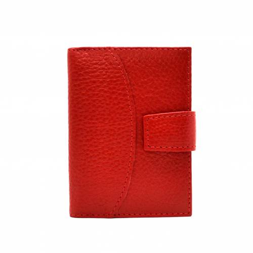 Візитниця шкіряна CANPEL 050-172 червона
