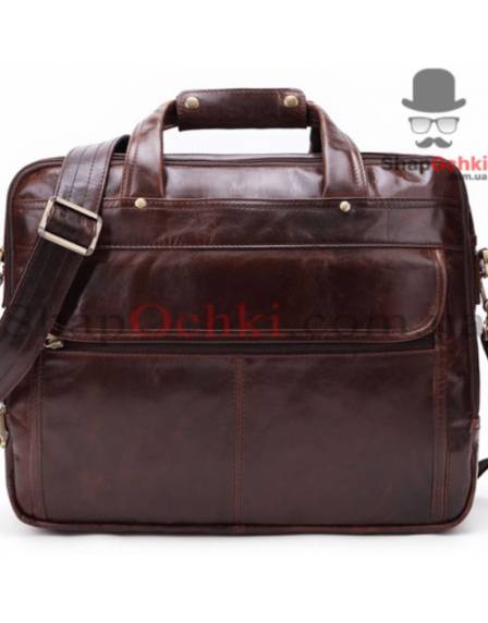 Сумка чоловіча Jasper&Maine 7146C, шкіра, колір кофейний