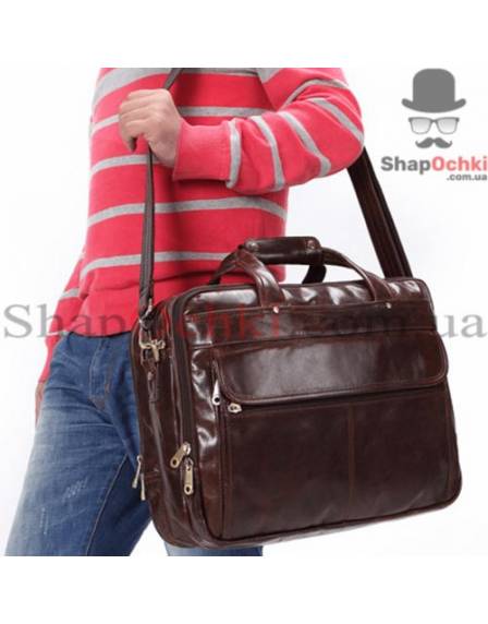 Сумка чоловіча Jasper&Maine 7146C, шкіра, колір кофейний