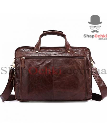 Сумка чоловіча Jasper&Maine 7146C, шкіра, колір кофейний
