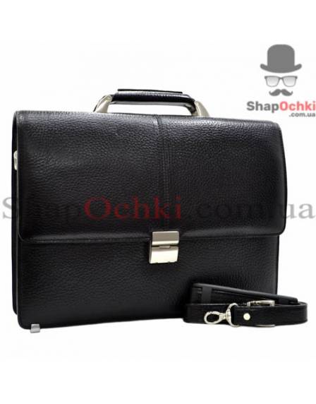 Портфель мужской Desisan, 5006-011, кожа, черный