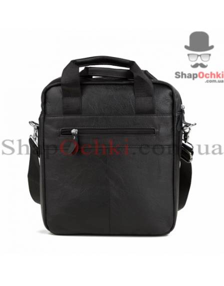 Сумка мессенджер мужская Tiding Bag M38-8861A, кожа, цвет черный