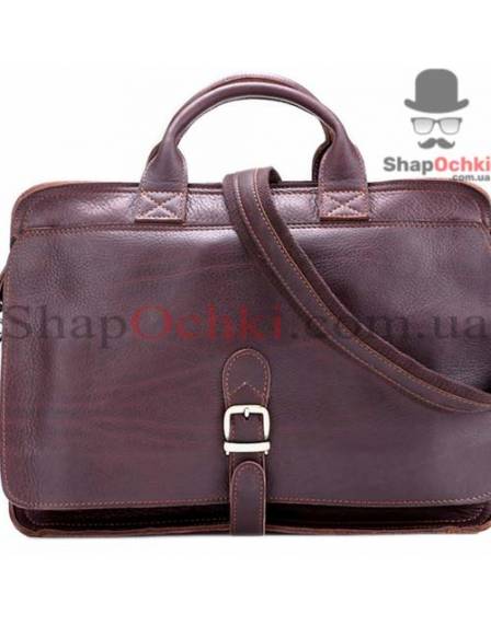 Сумка чоловіча Tiding Bag 7029Q, шкіра, темно-коричнева