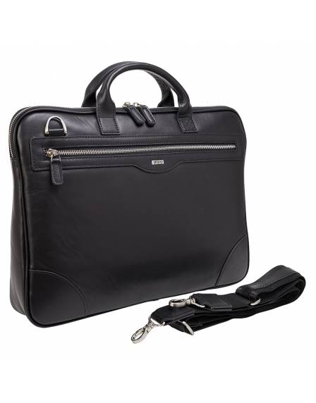 Портфель кожа Desisan 803-101 черный гладкий