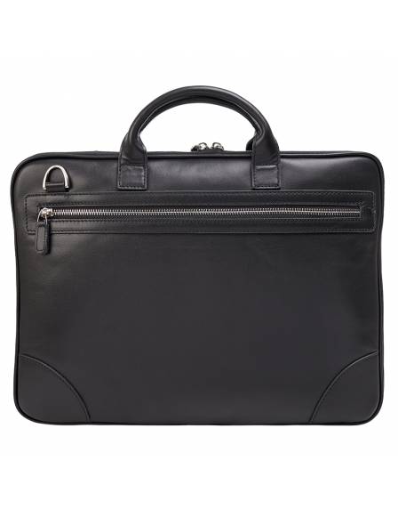 Портфель кожа Desisan 803-101 черный гладкий