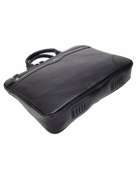 Портфель кожа Desisan 803-101 черный гладкий