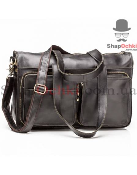Сумка мужская Tiding Bag G8832A, кожа, черная