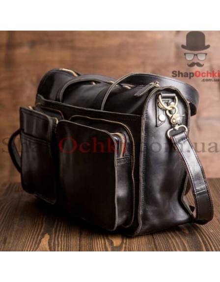 Сумка мужская Tiding Bag G8832A, кожа, черная