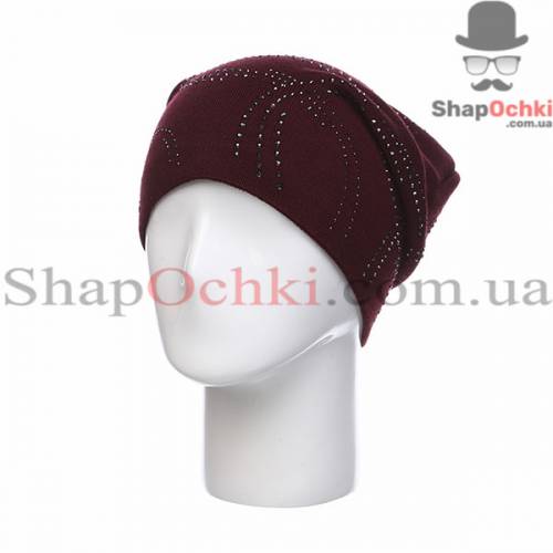 Шапка женская Leks,  Искра,  цвет  бордо
