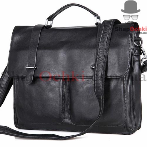 Сумка мужская Tiding Bag 7100A,  кожа,  черная