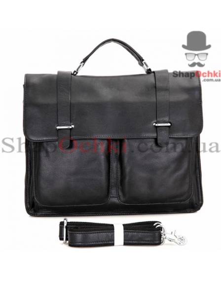 Сумка чоловіча Tiding Bag 7100A, шкіра, чорна