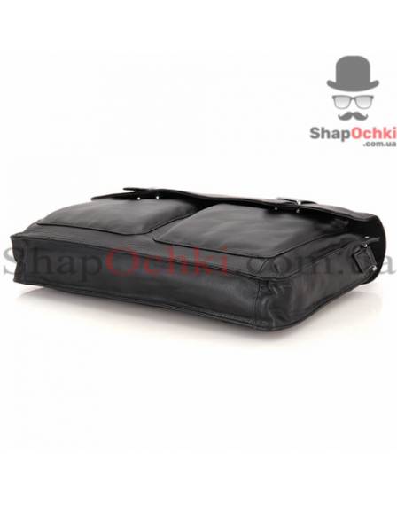 Сумка чоловіча Tiding Bag 7100A, шкіра, чорна