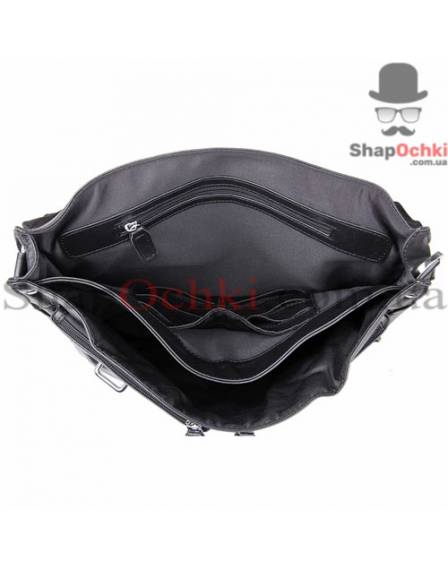 Сумка чоловіча Tiding Bag 7100A, шкіра, чорна