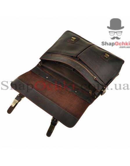 Портфель мужской Tiding Bag t1115А, кожа, коричневый