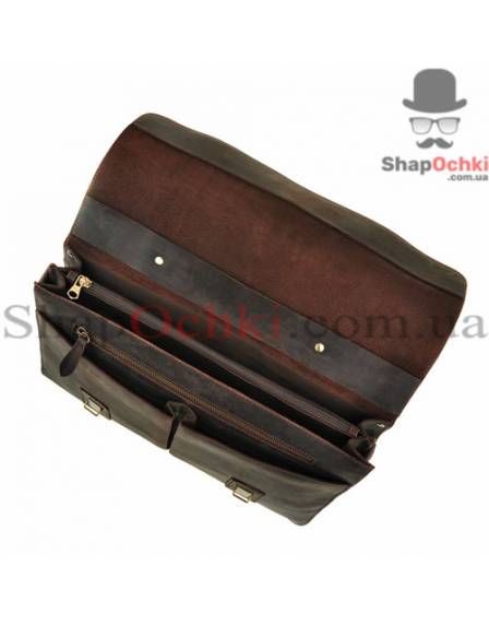 Портфель мужской Tiding Bag t1115А, кожа, коричневый
