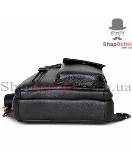 Сумка рюкзак чоловіча Tiding Bag 6012A, шкіра, чорна