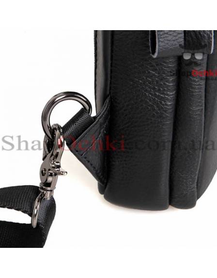 Сумка рюкзак чоловіча Tiding Bag 6012A, шкіра, чорна