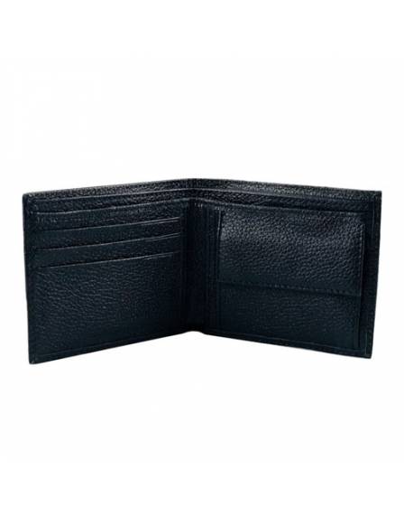 Портмоне мужское Dekol, Men-7710fl, кожа, черное